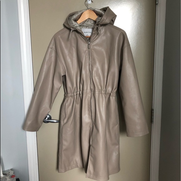 BABATON vegan leather coat, SZ XS - Picture 1 of 5